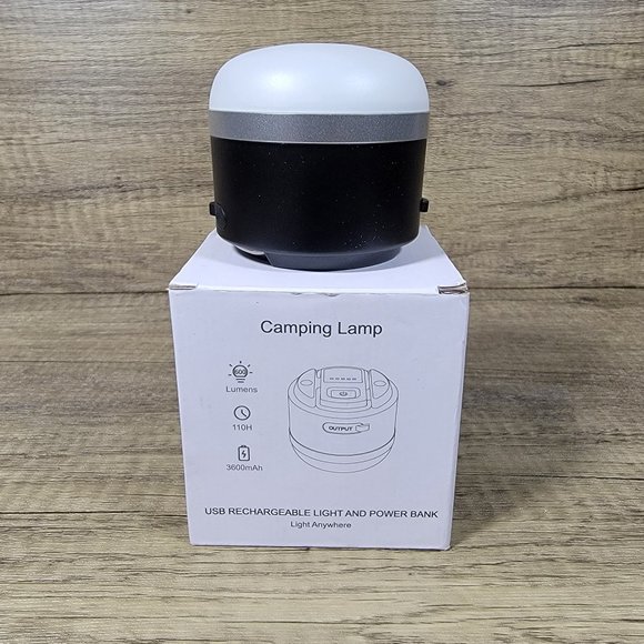 Unbranded Other - Camping Lamp Usb Rechargeable Light And Power Bank 600 Lm